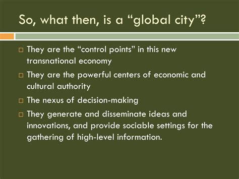 characteristics of a global city|10 Characteristics of Global City, its Classification, Types, Feature.